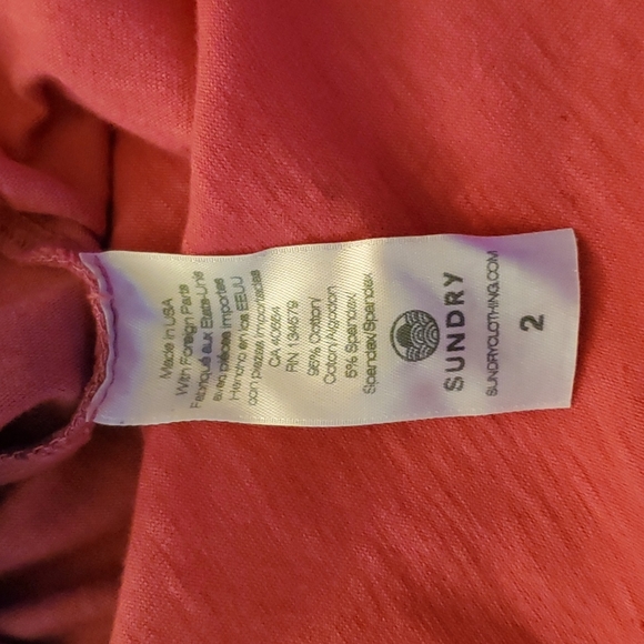 New Sundry For Evereve Saturday Multicolor Tie Dye Skirt Size 2 (Medium) - Picture 8 of 9